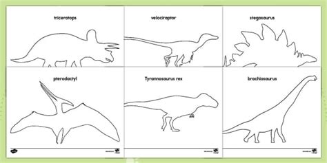 Printable Dinosaur Templates | Prekindergarten | Twinkl USA