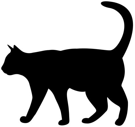 Black Cat Silhouette Coloring Pages Printable | Images and Photos finder