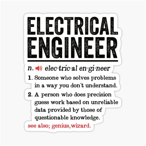 "Electrical Engineer Definition Engineering Funny Electrical Engineer ...