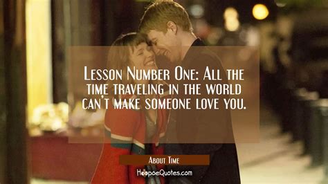 Lesson Number One: All the time traveling in the world can't make ...