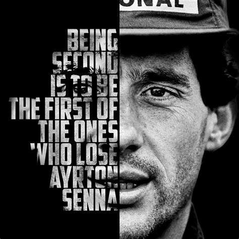 Ayrton Senna Portrait Inspirational Quote - Glass Wall Art Print your ...