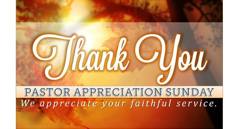 Slide for Pastor Appreciation Sunday | Pastor appreciation day, Pastors ...