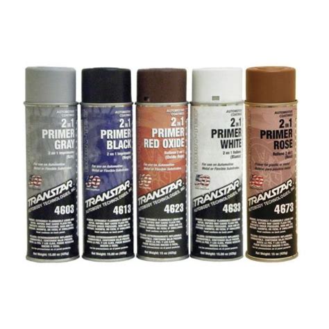 Transtar 2-in-1 Primer Aerosol 20 oz - Gray/Black/White – 66 Auto Color