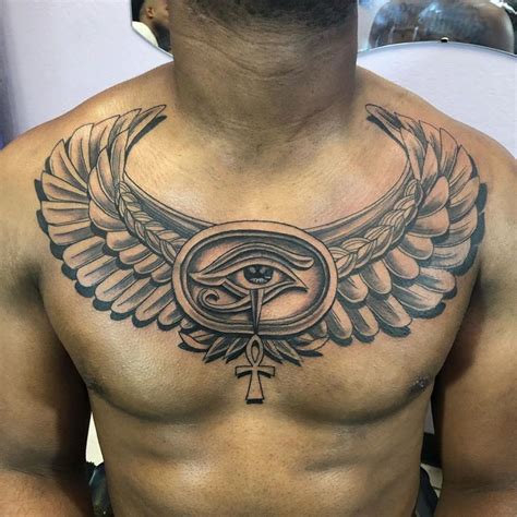 Tattoos for Men and Women | Egyptian eye tattoos, Cool chest tattoos ...