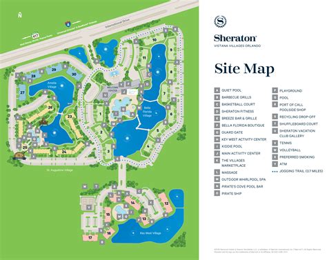 Sheraton Vistana Villages - Map