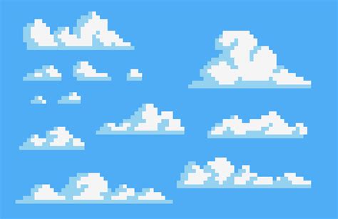 Clouds Pixel Art