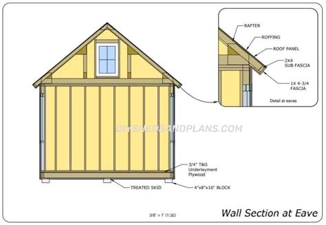 12x24 Shed Plans | Free | Gable Roof | Material List | DIY