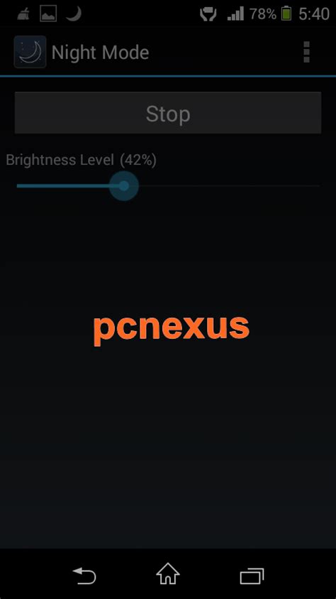 Use Night Mode App To Reduce Screen Brightness On Android Below Normal ...