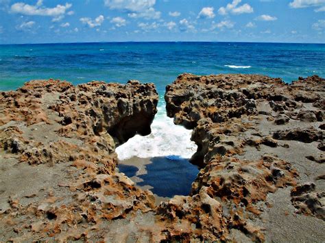 Blowing Rocks Nature Preserve, Jupiter Island Florida - a photo on ...