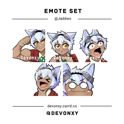 ArtStation - Emote Set Commission 5