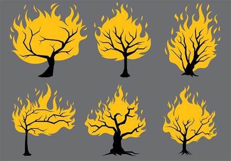 Download Burning Bush Vector Icons for free | Burning bush, Vector art ...