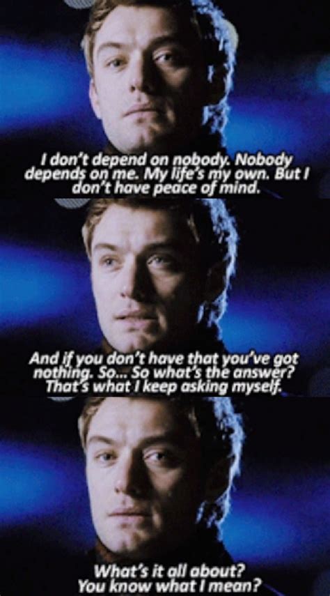 Jude Law Alfie Quotes