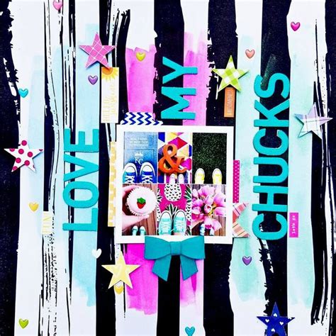 Love My Chucks | Scrapbook inspiration, Paper crafts, Paper