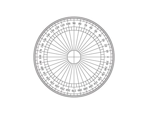 Printable Protractors