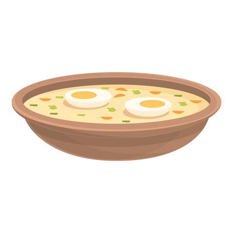 Egg soup icon cartoon vector. Polish food 14824864 Vector Art at Vecteezy