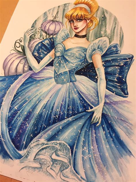 Cinderella Disney Princess | Princess illustration, Disney art, Disney ...