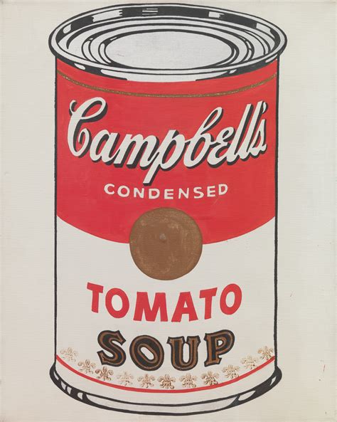 Rupture et continuité De l'oeuvre d'Andy Warhol Soup cambell's