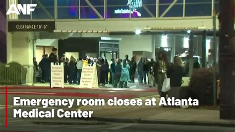 Emergency room closes at Atlanta Medical Center - YouTube