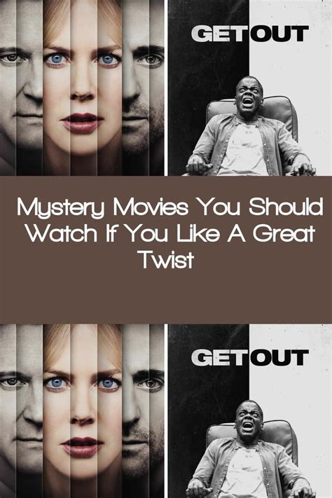 Mystery movies you should watch if you like a great twist – Artofit