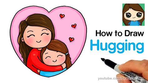 How to Draw Hugging Mom Easy - Çocuk Gelişimi, Çocuk Eğitimi, Çocuk ...