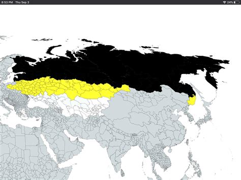 A province flag map of the Russian empire but it has no correlation to ...