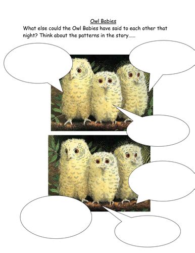 Owl Babies (Close Reading Activities) | Teaching Resources