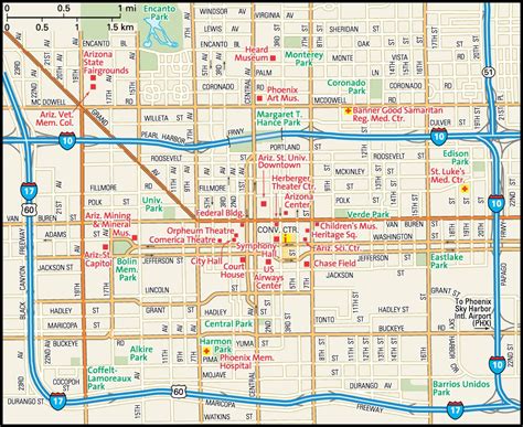 Phoenix Map - Guide to Phoenix, Arizona