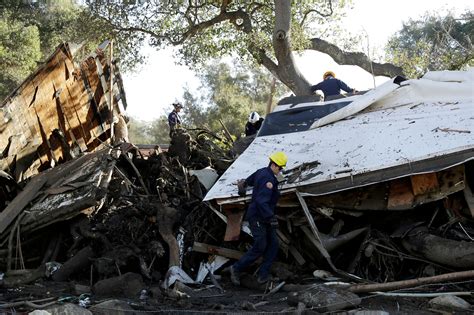 Death Toll Rises to 19 in California Mudslides, 5 Still Missing