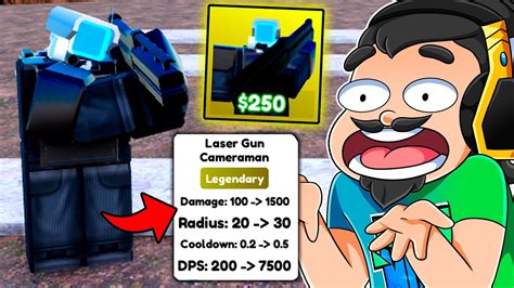 A TROPA LENDÁRIA MAIS ROUBADA DO JOGO!! LASER GUN CAMERAMAN (TOILET ...