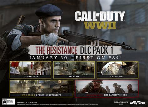 Call of Duty: WWII DLC The Resistance announced | New Game Network