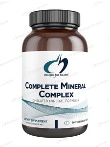 Complete Mineral Complex - 90 Vegetarian Capsules - Designs for Health ...