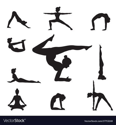 Women In Yoga Positions