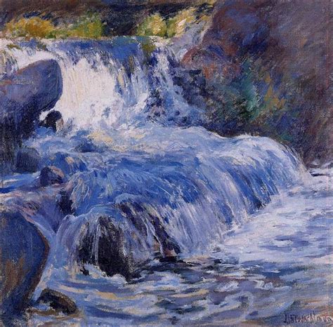 The Waterfall - John Henry Twachtman - WikiArt.org