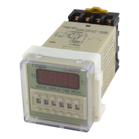 DH48S S repeat cycle SPDT time relay with socket DH48S series delay ...