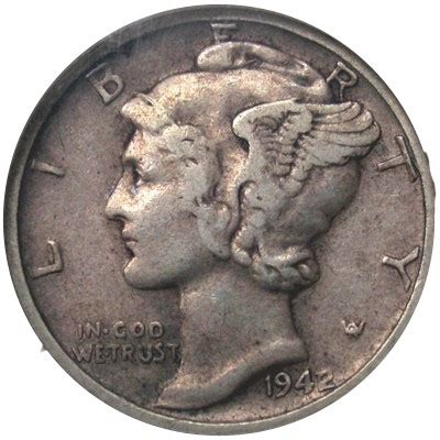 1942/1 Mercury Dime