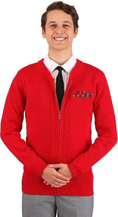 Amazon.com: Men's Mister Rogers Sweater Costume: Clothing | Mr rogers ...