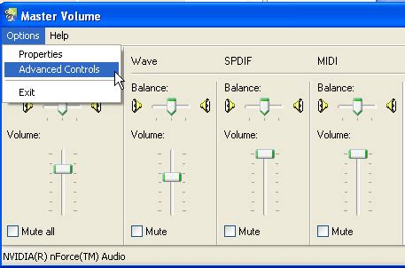 Using the Windows Volume Control with DanceMaster Software for Round ...