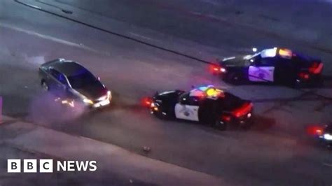 Driver is spun five times by police in wild car chase