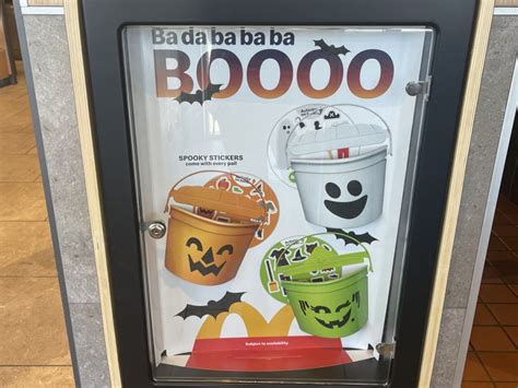 McDonald's Halloween Happy Meal Buckets Will Return October 18 - 31