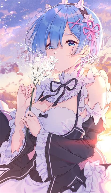 rem (re:zero kara hajimeru isekai seikatsu) drawn by kuroki_(ma-na-tu ...