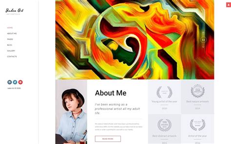 Jaden Art - Art Portfolio Joomla Template - TemplateMonster