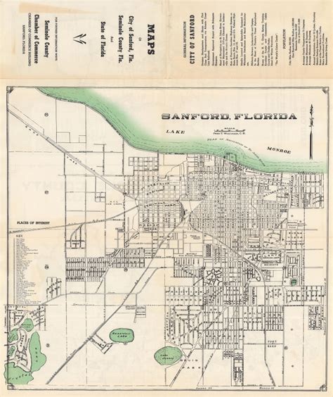 Sanford, Florida / Seminole County, Florida.: Geographicus Rare Antique ...