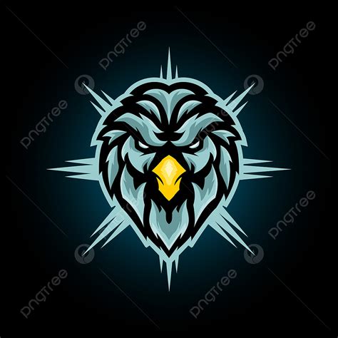 Logo E Sport Vector Art PNG, Eagle Head E Sports Logo Design Vector ...