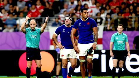 Rugby World Cup referee Jaco Peyper mocks France elbow red card after ...