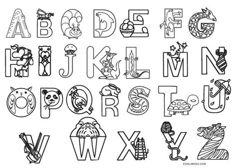 Free Printable Abc Coloring Pages - CrystaloiManning