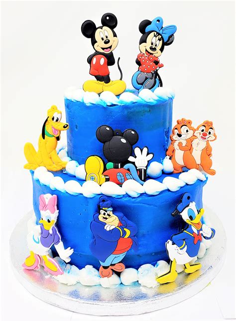 Buy Mickey Mouse Clubhouse Birthday Cake Topper Set Featuring Mickey ...