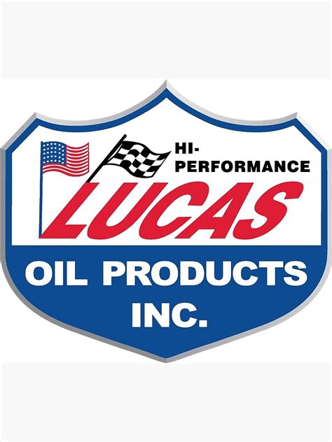 "Lucas Oil Racing Logo" Poster for Sale by dinimtole | Redbubble