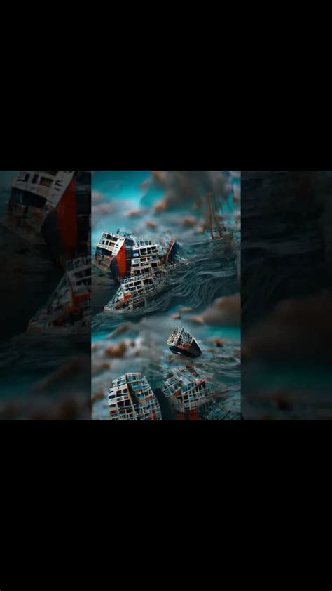 a sinking ship Animation