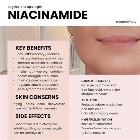 Niacinamide Skin Benefits For Mature Skin | ModernFifty.tv