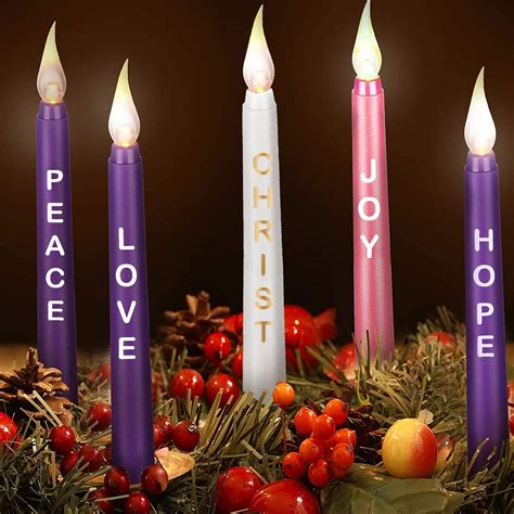 Advent Wreath Candles